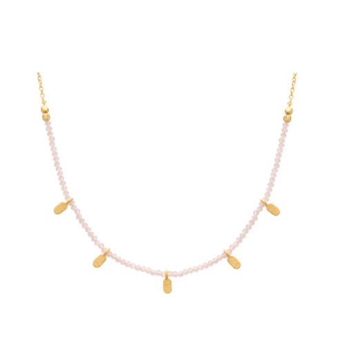 Rose Quartz Choker