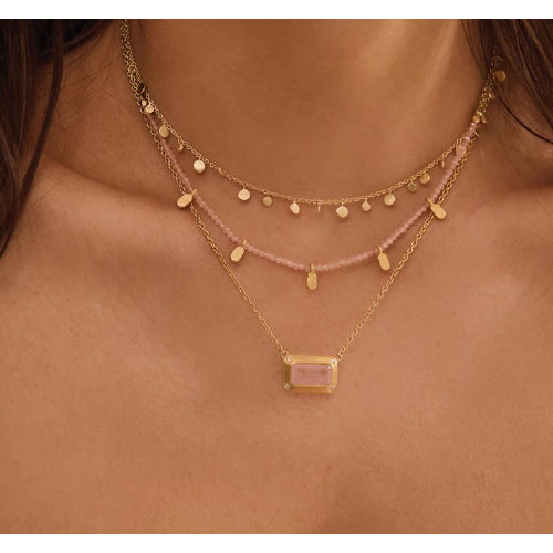 Rose Quartz Choker