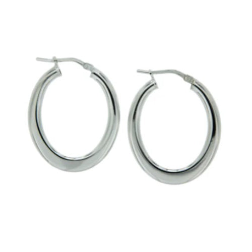 Sterling silver hoops