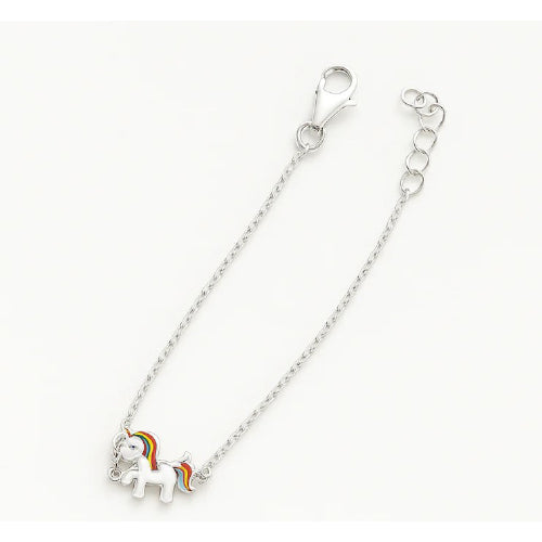 Sterling silver charm bracelet