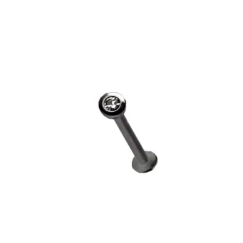 Pygmey Labret 16g 10mm Crystal