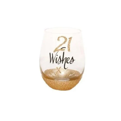21 Stemless Wine Glass