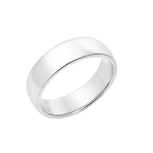 Sterling silver 4mm ring