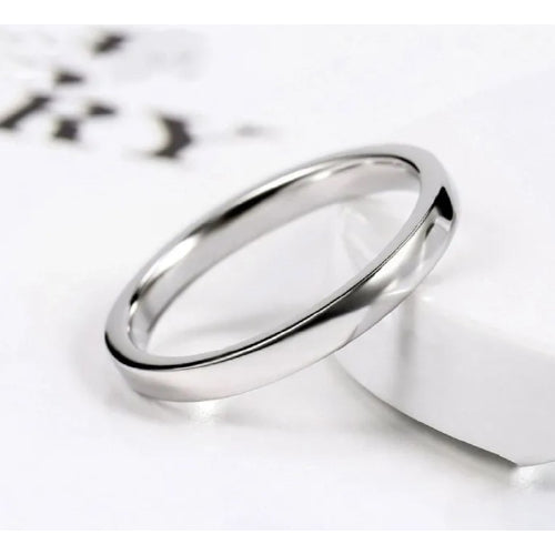 Sterling silver 3mm ring
