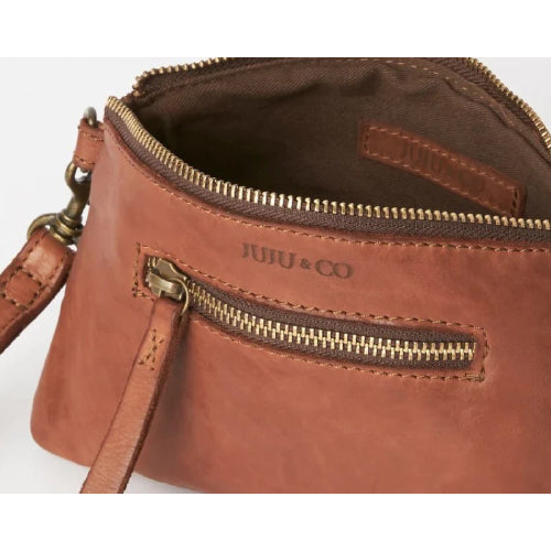 Small essentials pouch - Cognac