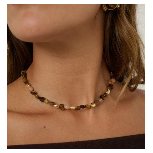 Vista Natural Stone Necklace