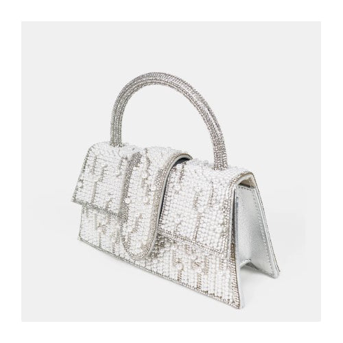 Lumiere Crystal & Pearl Embellished Bag