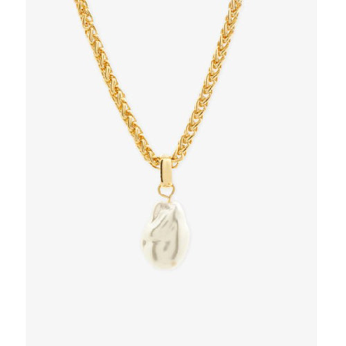 Organic Pearl Pendant Necklace