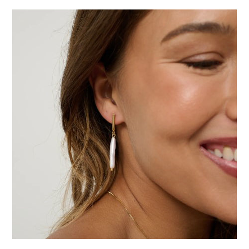 Seala Fresh Water Pearl Drop Earrings