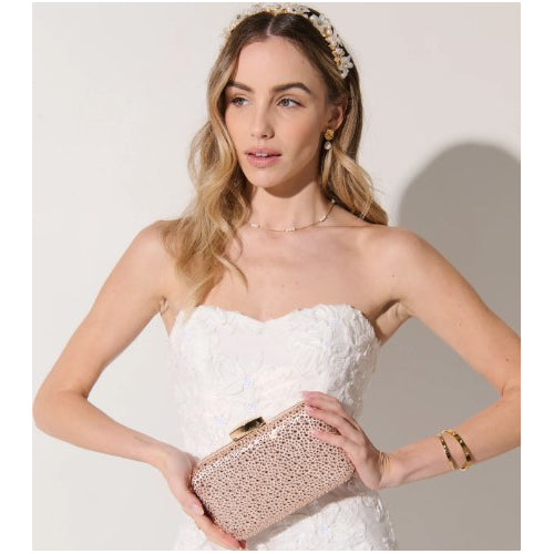 Romie Rhinestone Clutch