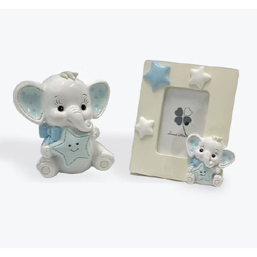 Elephant money box & frame set
