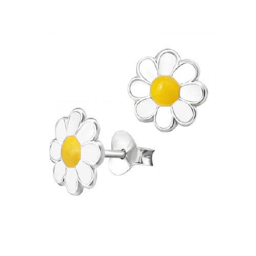 Enamel Daisy Studs