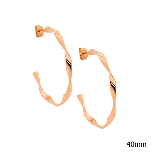 Steel twist hoops