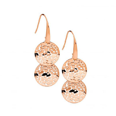 Wave hook earrings