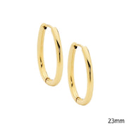 Oval Hoop Earrings