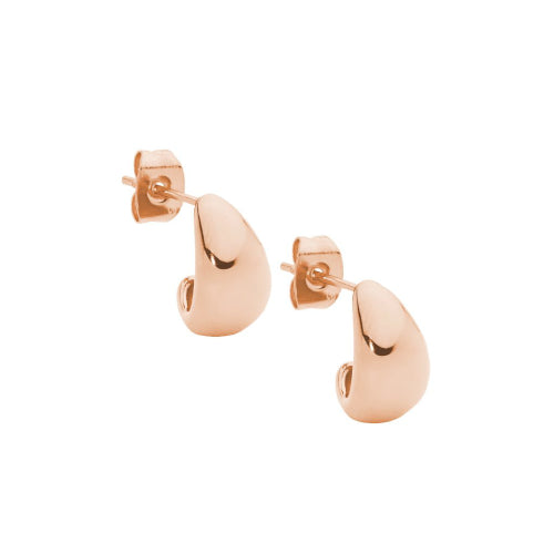 Steel Tear Drop Earrings