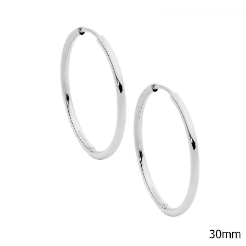 Steel Hoop Earrings