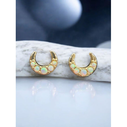 Created Opal earrings