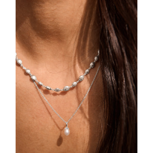 Ocean Dreamer Pearl Charm Necklace