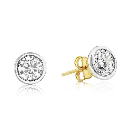 9ct cubic zirconia studs