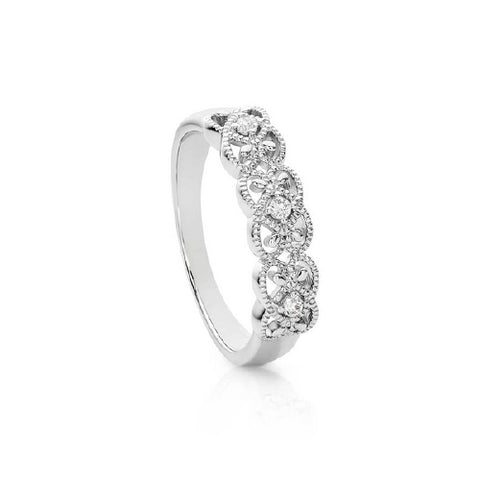 Sterling silver CZ ring