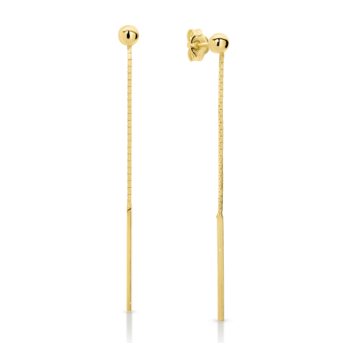 9ct chain earrings