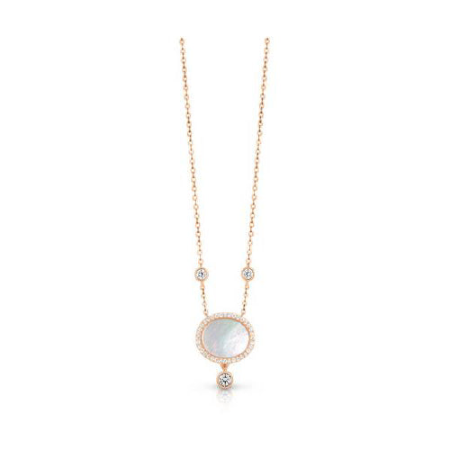 Sterling silver MOP necklace