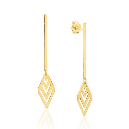 9ct drop earrings