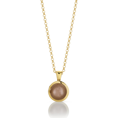 Peach Moonstone pendant