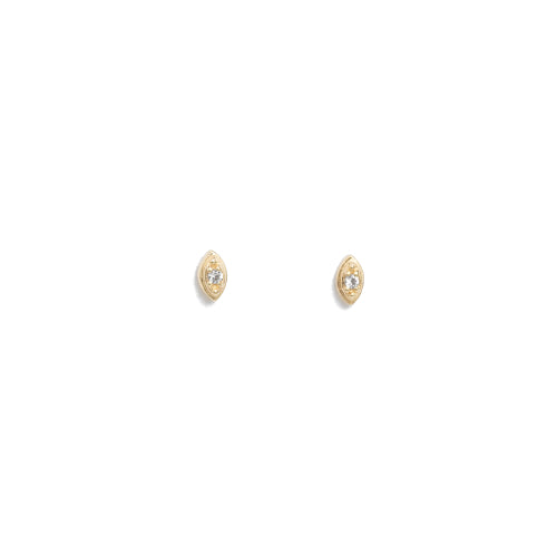 9ct Slice Topaz studs