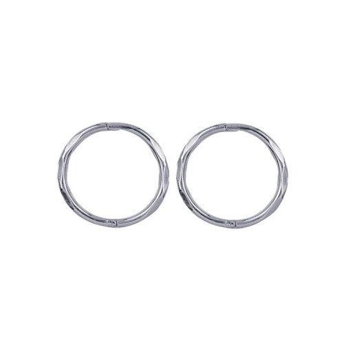 Sterling silver plain sleepers