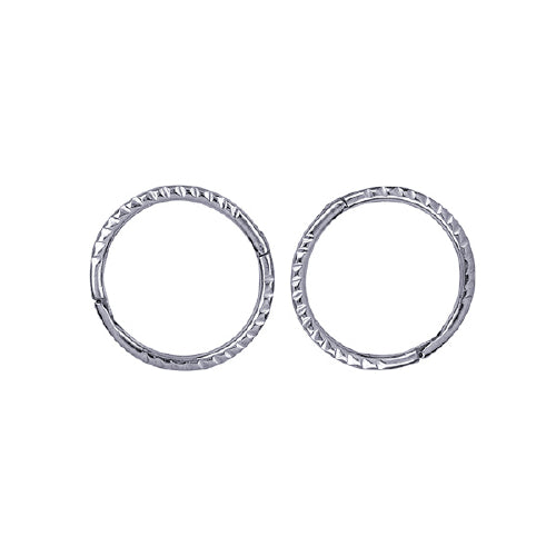 Sterling Silver 10mm Twist Sleepers