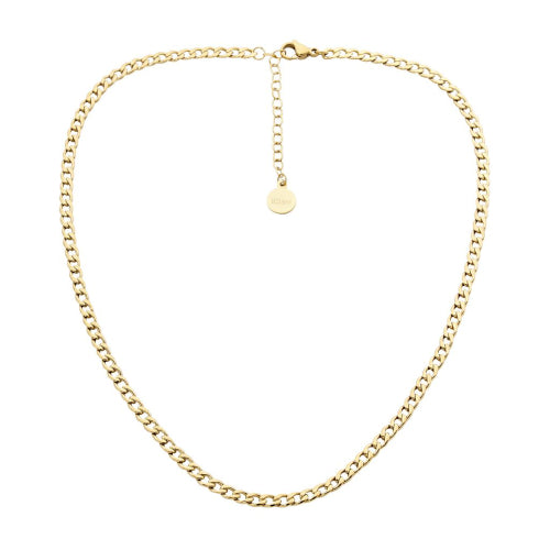 Stainless Steel Curb Chain Necklace