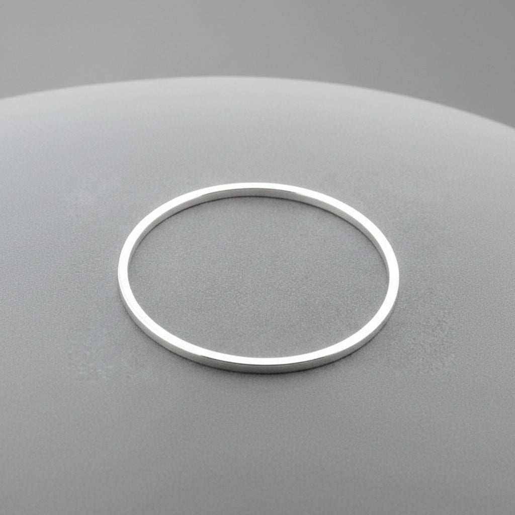 Sterling Silver Solid Handmade Bangle