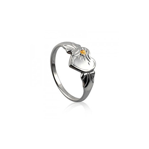 November Birthstone Signet Ring