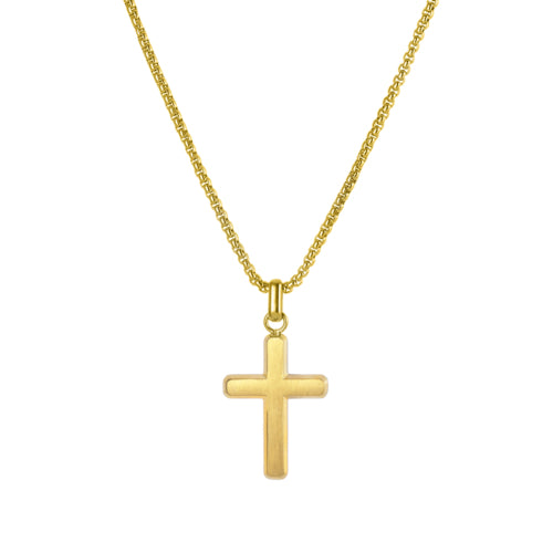 Steel chain and cross