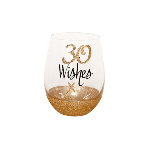 30 Stemless Wine Glass