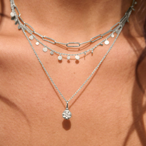 Night Sky Star Charm Necklace