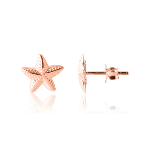 Twinkly sea star earrings