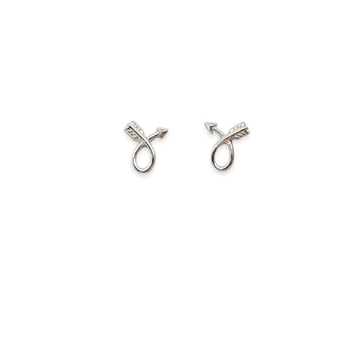 Sterling silver Arrow studs