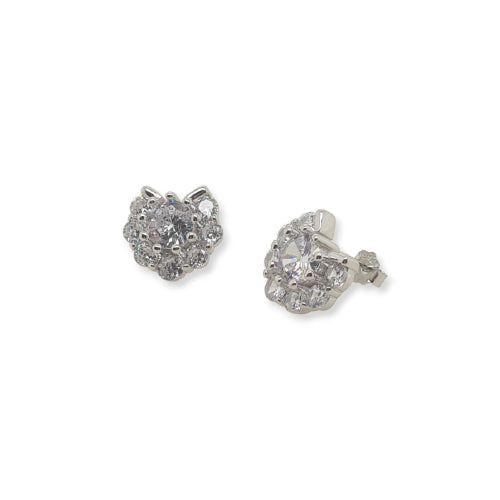 Sterling silver CZ studs