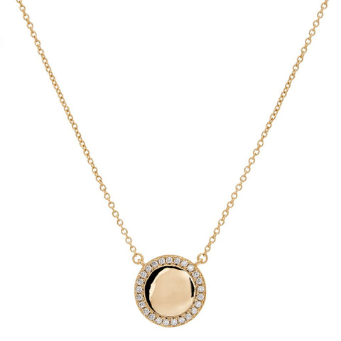 Sterling silver gold plated necklace