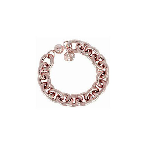 ROSE GOLD PLATED CABLE BRACELET