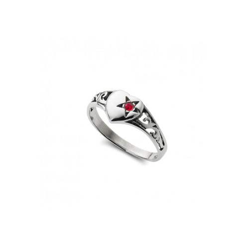 Sterling silver girls ring