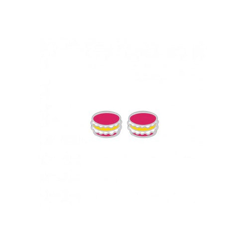 Sterling silver macaroon Studs