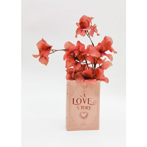 A Love Story Book Vase