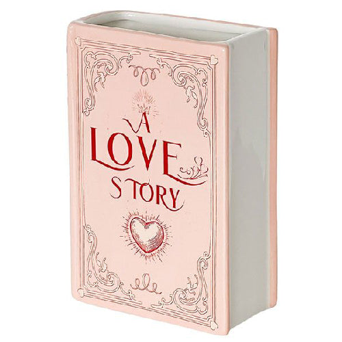 A Love Story Book Vase