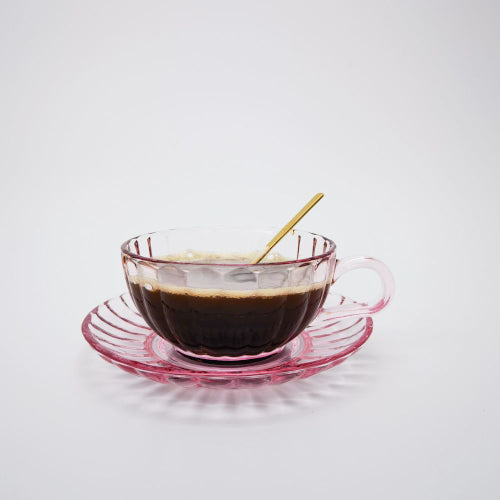 Glass Tea cup & saucer