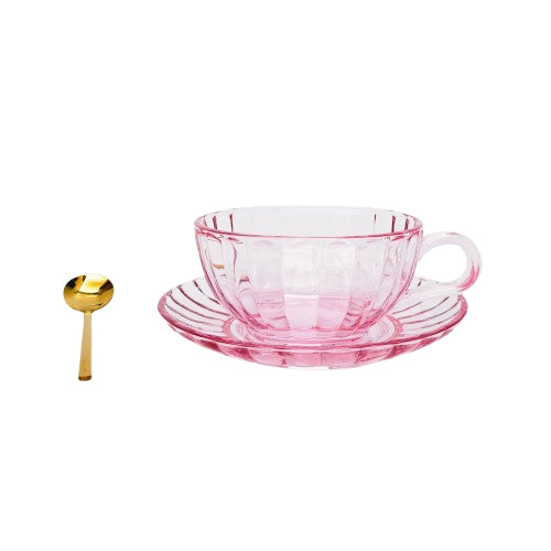 Glass Tea cup & saucer