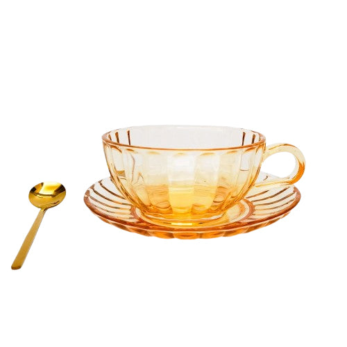 Maisey Glass Tea cup & saucer set